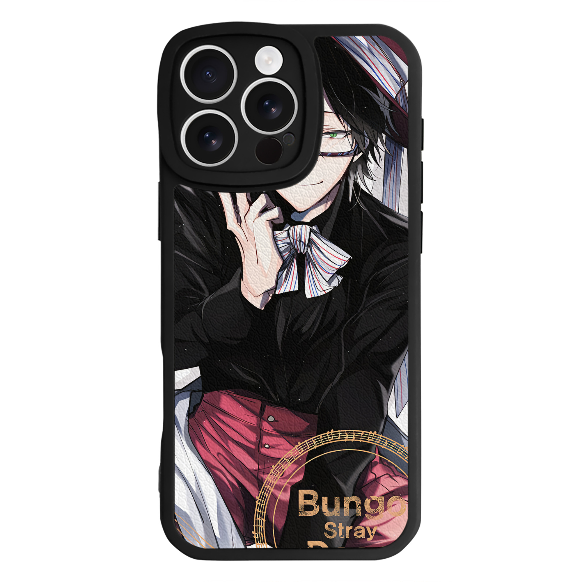 （画像用） 文豪ストレイドッグス Bungo Stray Dogs 【iPhone 16シリーズ対応】シリコンスマホケース（レザー調） 材質：シリコン